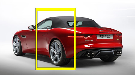 Jaguar F-type rear