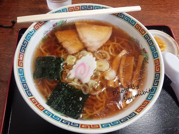 才三郎そばやの中華そば (スマホにて)