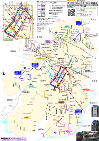 ふるいあんくるバス路線図 - 2014.9.30まで（路線図ドットコム）