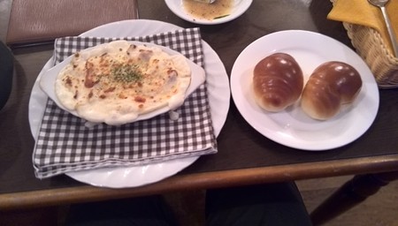 甲州鶏のグラタン