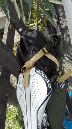 サドルバックのポーチは便利なのです。