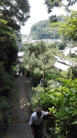 岩殿寺 奥の院の途中からの眺め