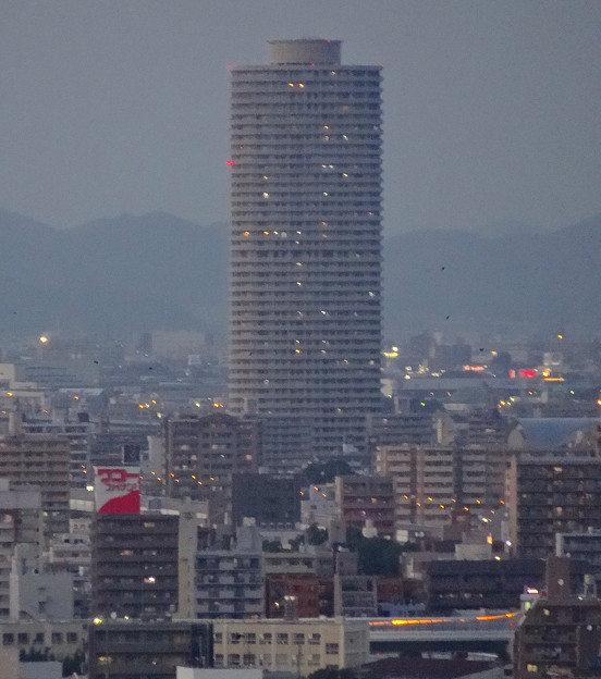 名古屋テレビ塔エレベーターから見えた「ザ・シーン城北」