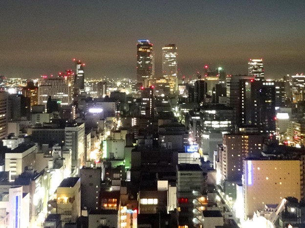 名古屋テレビ塔からの夜景 No - 50:名駅ビル群