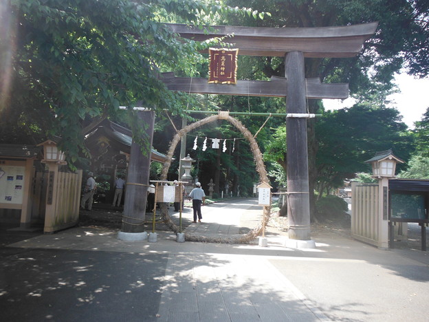 高麗神社　茅の輪