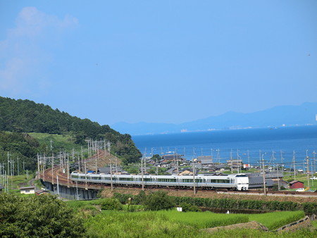 683系特急サンダーバード 湖西線北小松~近江高島02