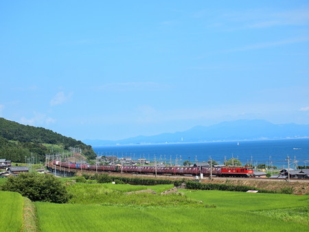 EF510貨物 湖西線北小松~近江高島01
