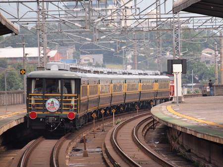 14系 サロンカーなにわ 湖西線志賀駅02