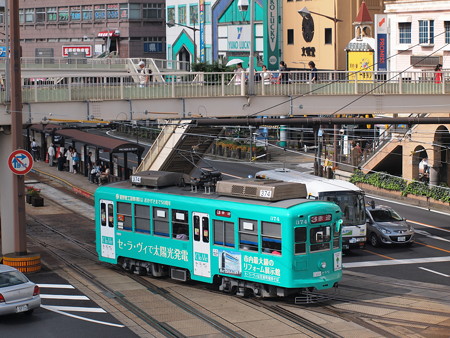 長崎電鉄370形 長崎駅前01
