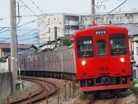 103系普通 筑肥線周船寺~九大学園都市01