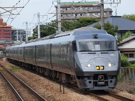 787系特急かもめ 鹿児島本線水城駅