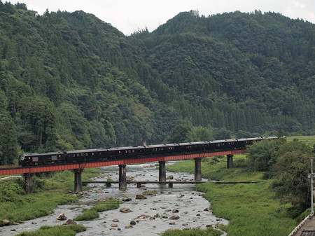 DF200 ななつ星 久大本線天ケ瀬~豊後中川01