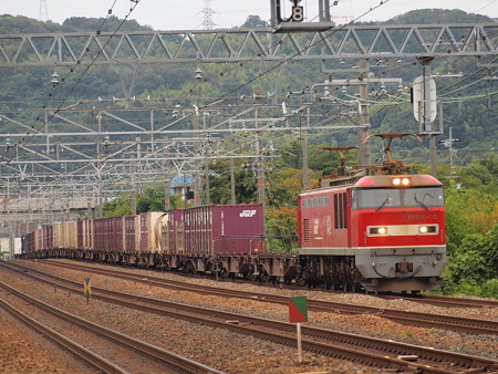 EF510貨物 東海道本線島本~山崎