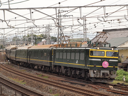 EF81 寝台特急トワイライトエクスプレス 東海道本線島本~山崎02
