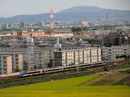 HOT7000系特急スーパーはくと 東海道本線高槻~島本