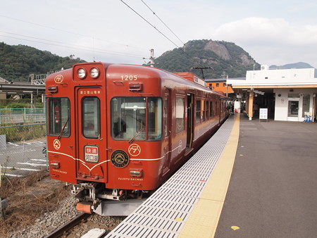 富士急1200形快速 富士急行線大月駅
