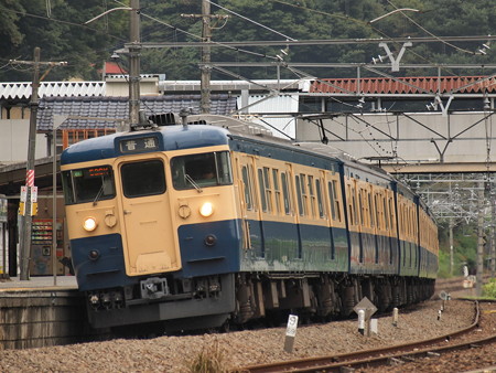 115系スカ色普通 中央本線四方津~上野原08