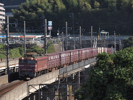 EF81貨物 湖西線大津京~山科01