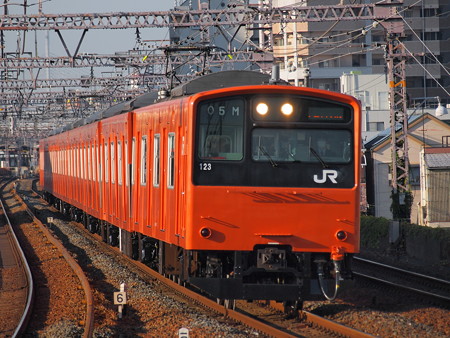 201系普通 大阪環状線野田駅
