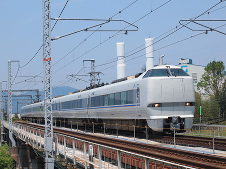 681系特急しらさぎ 北陸本線河毛~高月01