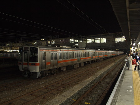311系回送 東海道本線豊橋駅