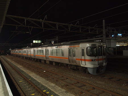313系回送 東海道本線豊橋駅