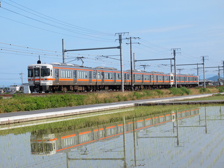 313系新快速 東海道本線岐阜~木曽川