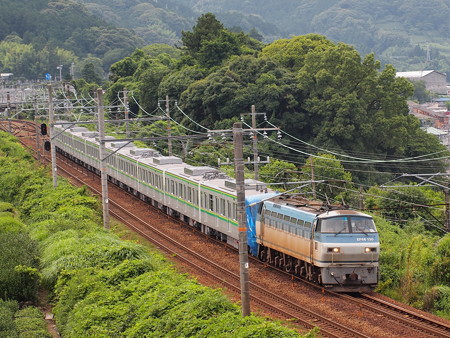 EF66 メトロ16000系甲種東海道本線金谷~島田01