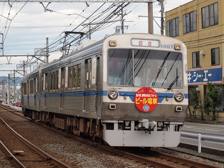 静岡鉄道1000形 ビール列車回送 長沼~柚木02