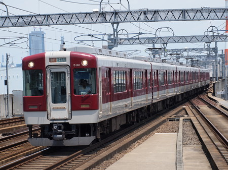 近鉄5200系急行 近鉄名古屋線八田駅02