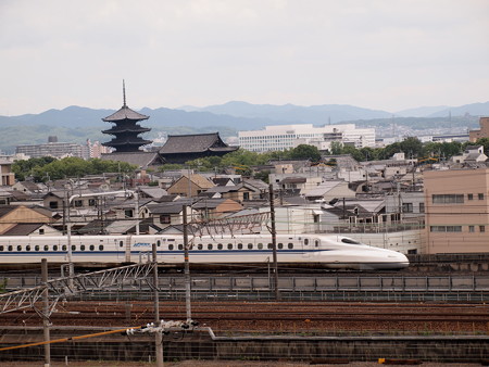 N700系のぞみ 東海道新幹線京都~新大阪02