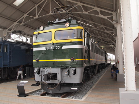 EF81 トワイライトエクスプレス 京都鉄道博物館01
