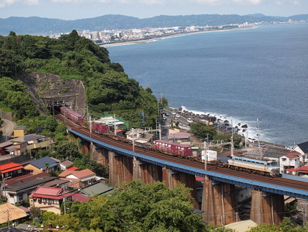 EF66貨物 東海道本線早川~根府川