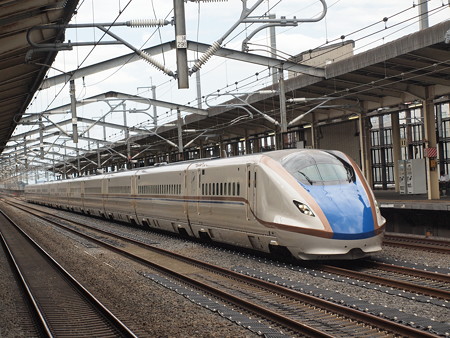 E7系かがやき 上越新幹線熊谷駅
