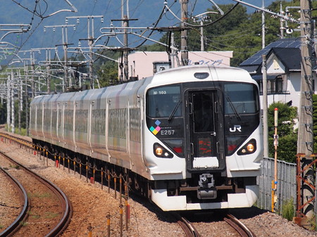 E257系特急あずさ中央本線韮崎~塩崎04