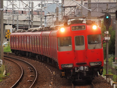 名鉄100系普通 名鉄犬山線大山寺駅