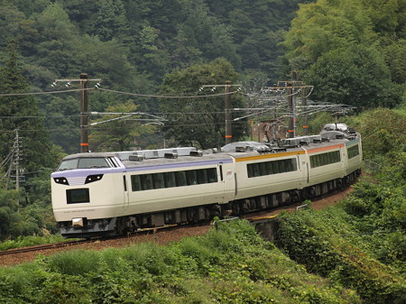 485系いろどり木曽路号 中央本線倉本~須原03
