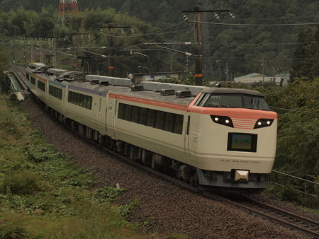 485系いろどり木曽路号 中央本線大桑~須原03