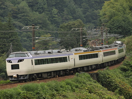 485系いろどり木曽路号 中央本線倉本~須原04