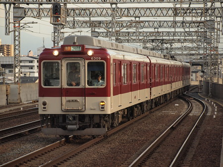 近鉄6200系急行 近鉄南大阪線今川駅