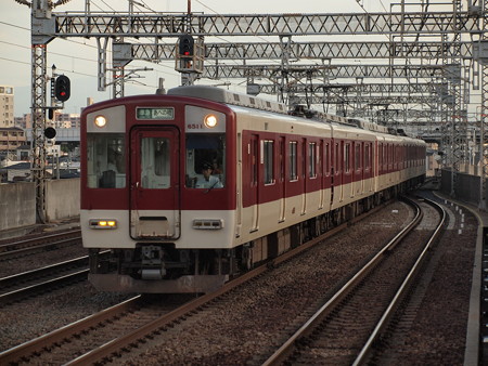近鉄6400系準急 近鉄南大阪線今川駅02