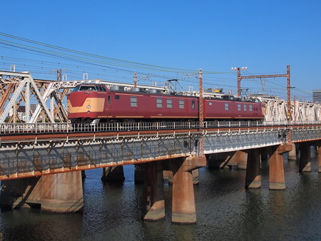 クモヤ443 東海道本線新大阪~大阪01