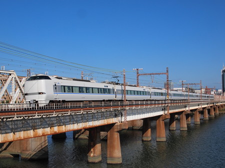 683系特急サンダーバード 東海道本線新大阪~大阪04
