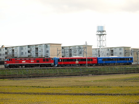 EF510 EV-E801系甲種東海道本線高槻~島本01
