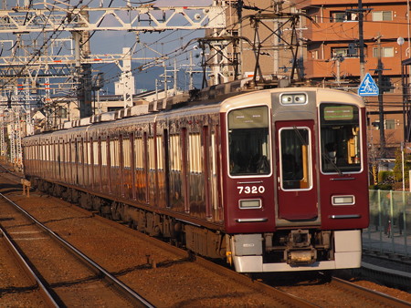 阪急7300系準急 阪急京都線南茨木駅