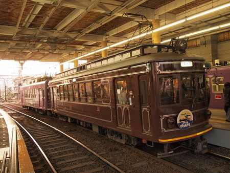 嵐電モボ21形 嵐電本線帷子ノ辻駅03