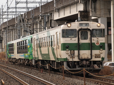 キハ48風っこ返却回送 東北本線西那須野~那須塩原02