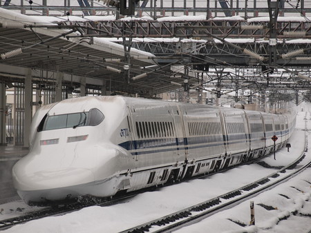 700系のぞみ 東海道新幹線米原駅02