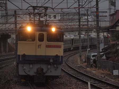 EF65 東武500系甲種 東海道本線石山駅03