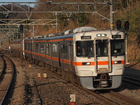 313系普通 東海道本線函南駅